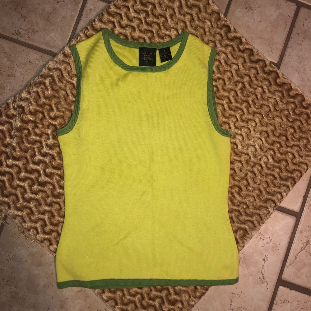 B.Moss sleeveless sweater